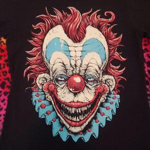 RARE Fright Rags Killer Clowns from Outer Space Girls XL T-shirt